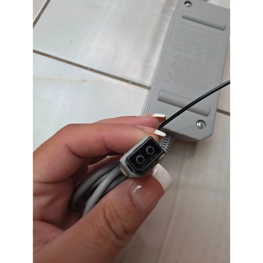 Nintendo Wii AC Adapter RVL-002 USA OEM Power Supply Cord Grey 12V 3.7A‎ A4